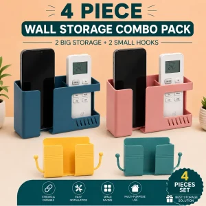 (4 Pcs Combo) Wall-mounted Mobile Phone Charging Stand
