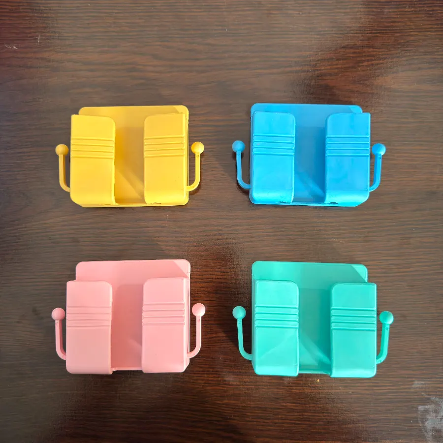 (4 Pcs Single) Mobile Charging Stand Set – Wall Mounted Phone Holder - Image 2