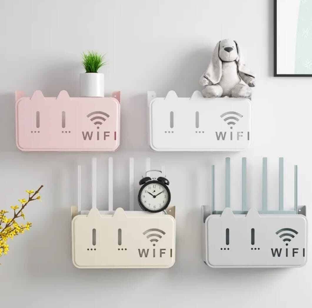 WiFi Router Wall Mount Stand – Space Saving Router Holder