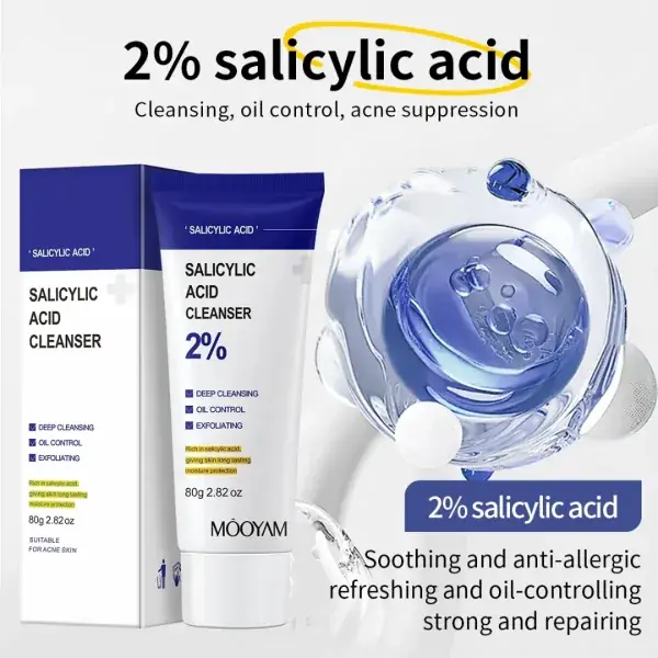Salicylic Acid 2% Deep Cleansing Face Wash for Acne & Oily Skin - Image 4