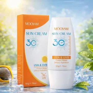 SPF 30 Sun Cream with UVA & UVB Protection – Hydrating Sunscreen