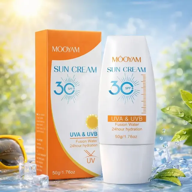 SPF 30 Sun Cream with UVA & UVB Protection – Hydrating Sunscreen