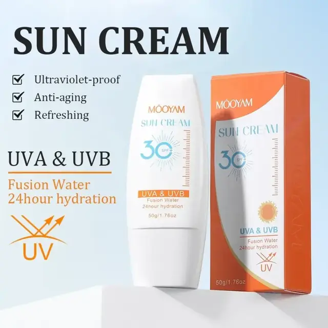 SPF 30 Sun Cream with UVA & UVB Protection – Hydrating Sunscreen - Image 3