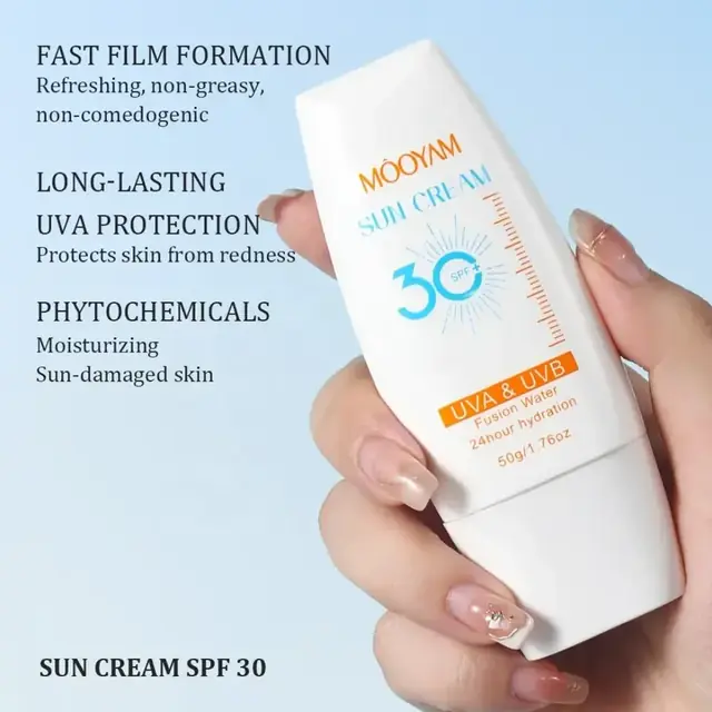 SPF 30 Sun Cream with UVA & UVB Protection – Hydrating Sunscreen - Image 4