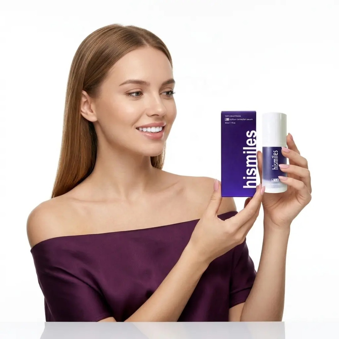HiSmile V34 Colour Corrector Toothpaste – Instant Teeth Whitening Purple Toothpaste - Image 2
