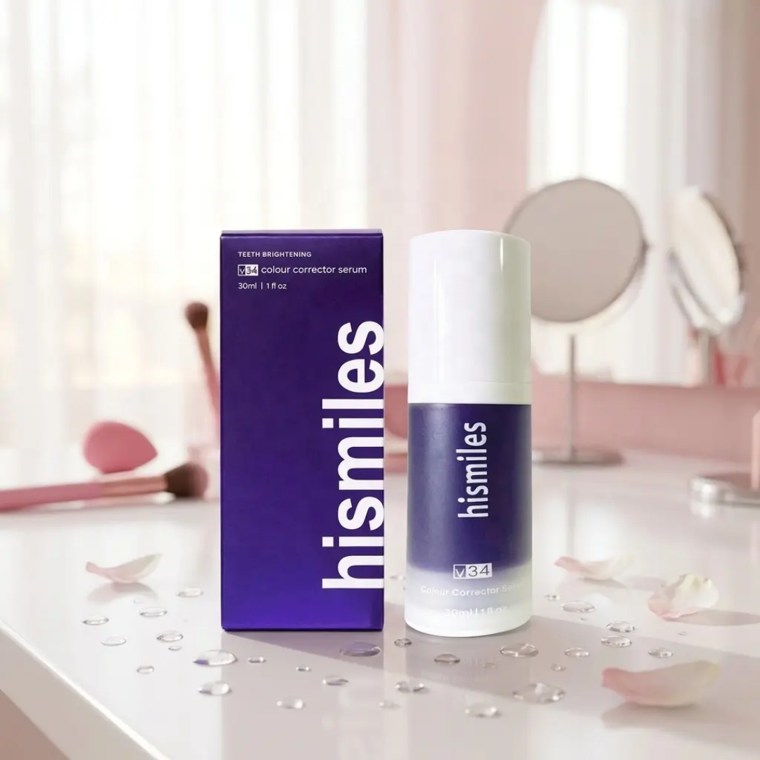 HiSmile V34 Colour Corrector Toothpaste – Instant Teeth Whitening Purple Toothpaste - Image 6