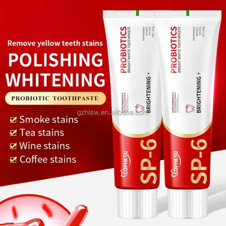 (1 Pcs) SP-6 Super Probiotics Bright White Toothpaste - Image 2