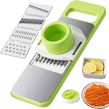 5-in-1 Multifunction Vegetable Cutter Slicer Chopper Grater & Peeler for Kitchen Use - Image 4