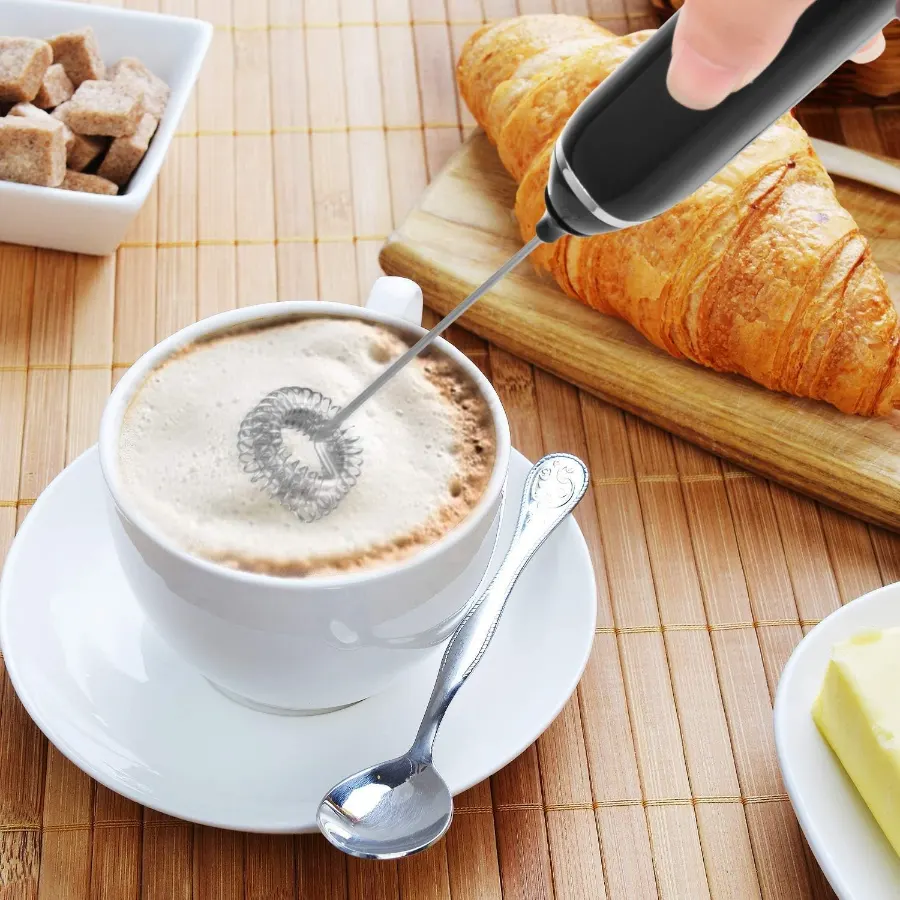 2-in-1 Electric Coffee Mixer, Milk Frother & Egg Beater (USB Rechargeable) - Image 2