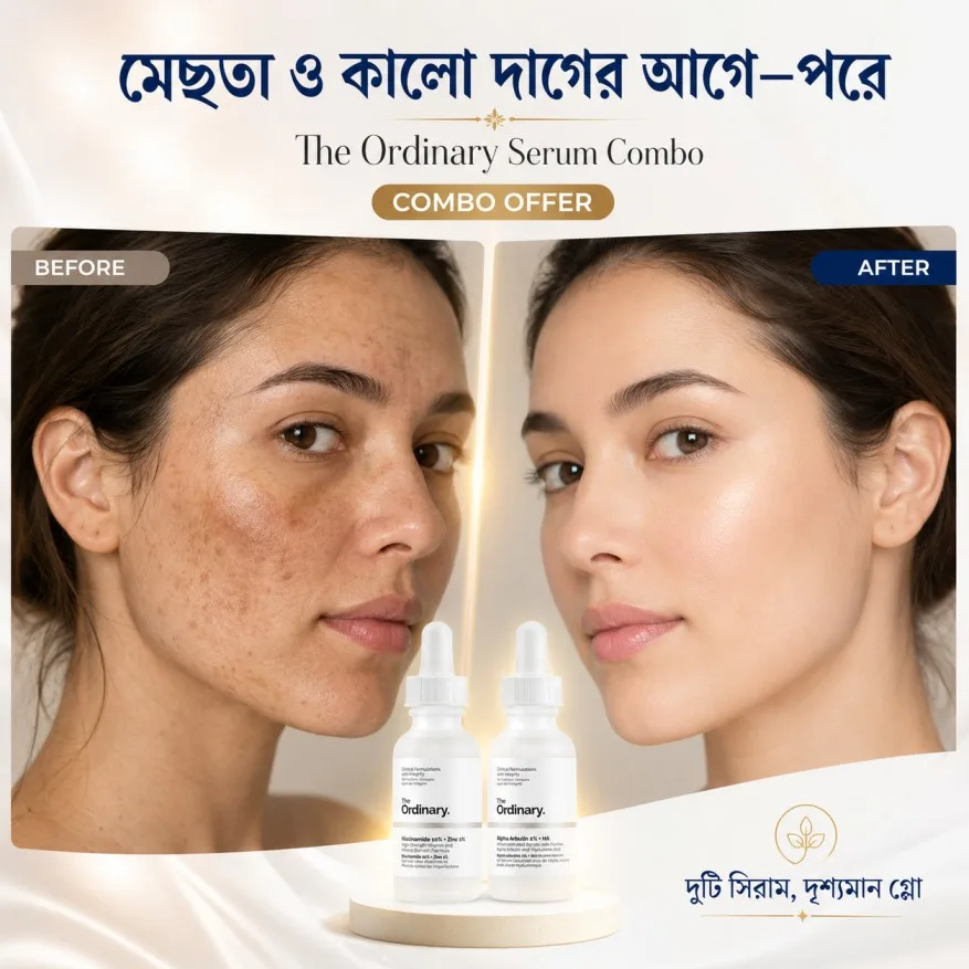 (Combo Offer) Original The Ordinary Serum – Niacinamide 10% + Zinc 1% & Alpha Arbutin 2% + HA - Image 3