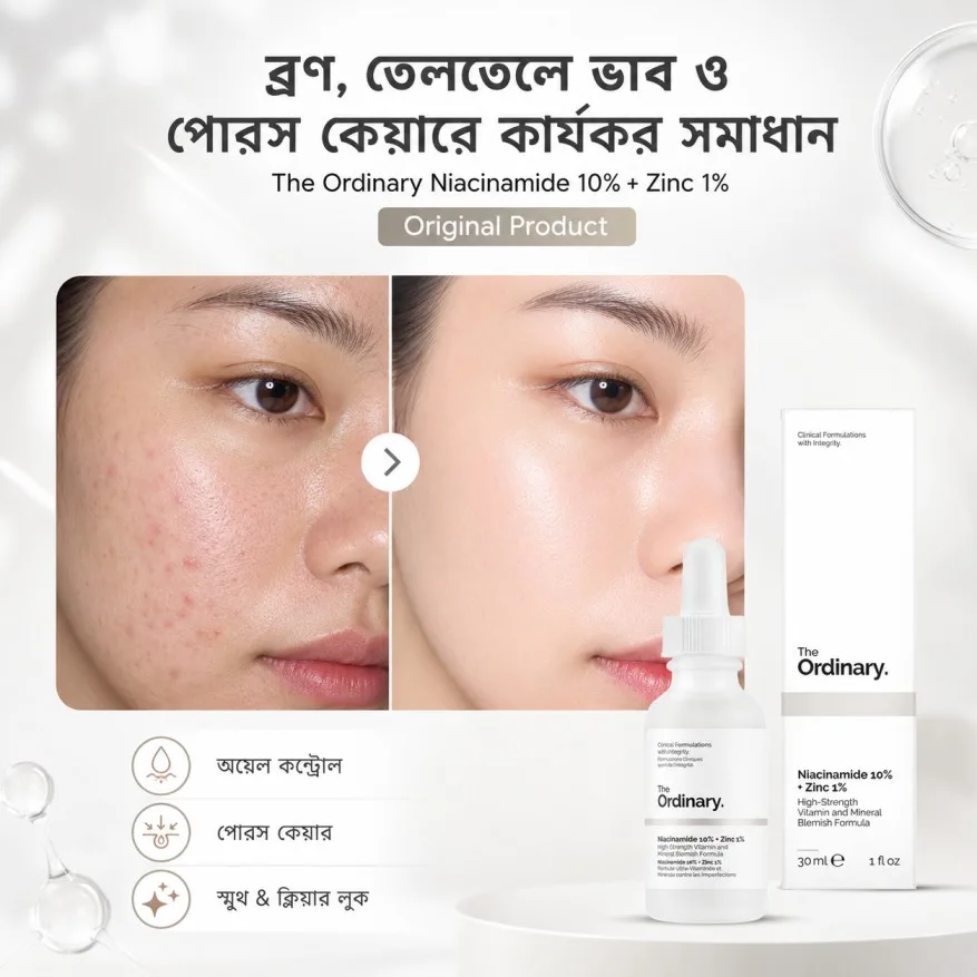(Combo Offer) Original The Ordinary Serum – Niacinamide 10% + Zinc 1% & Alpha Arbutin 2% + HA - Image 4