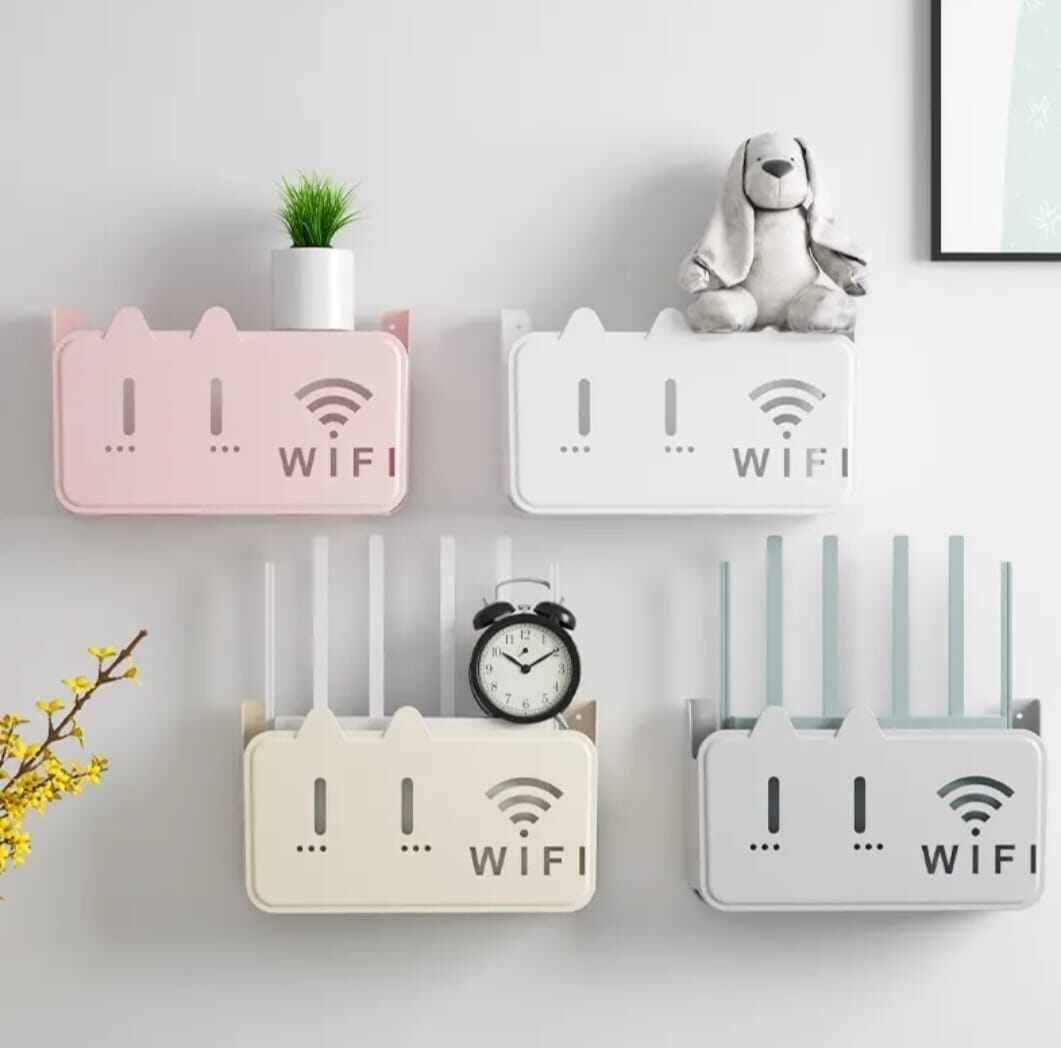 WiFi Router Wall Mount Stand – Space Saving Router Holder
